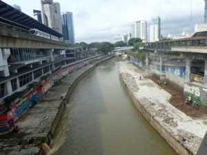 Crossing river to KL sentral station